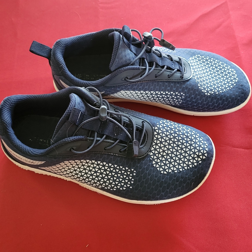 Hike HF Women's Navy and White Barefoot Sneakers - Lightweight Comfort